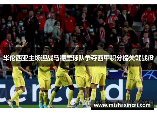 华伦西亚主场迎战马德里球队争夺西甲积分榜关键战役