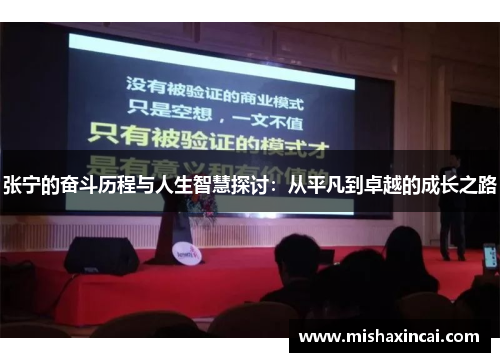 张宁的奋斗历程与人生智慧探讨：从平凡到卓越的成长之路